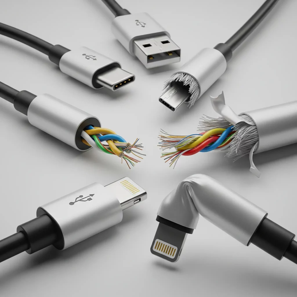 Kabel telefon rosak akibat penggunaan kabel tak berkualiti