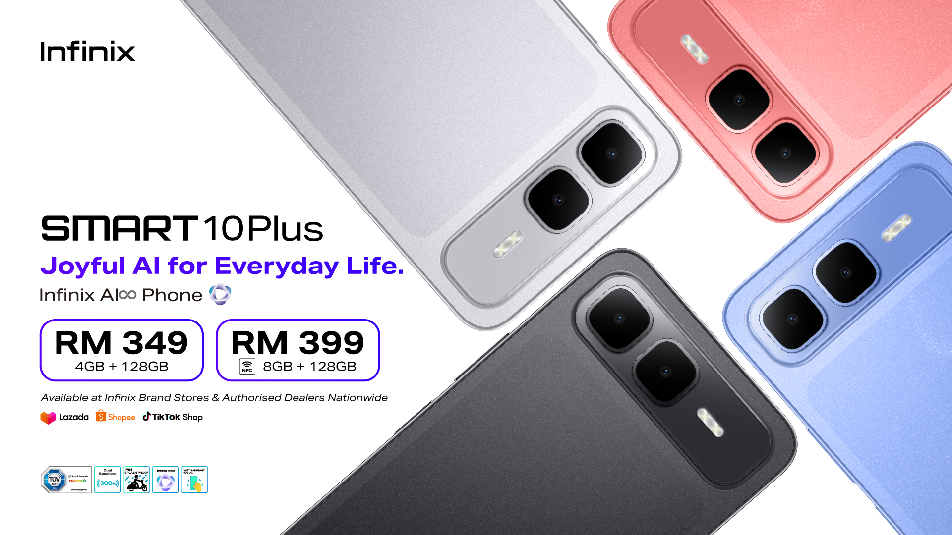 Siri Infinix Smart 10 - Rasmi MY Harga