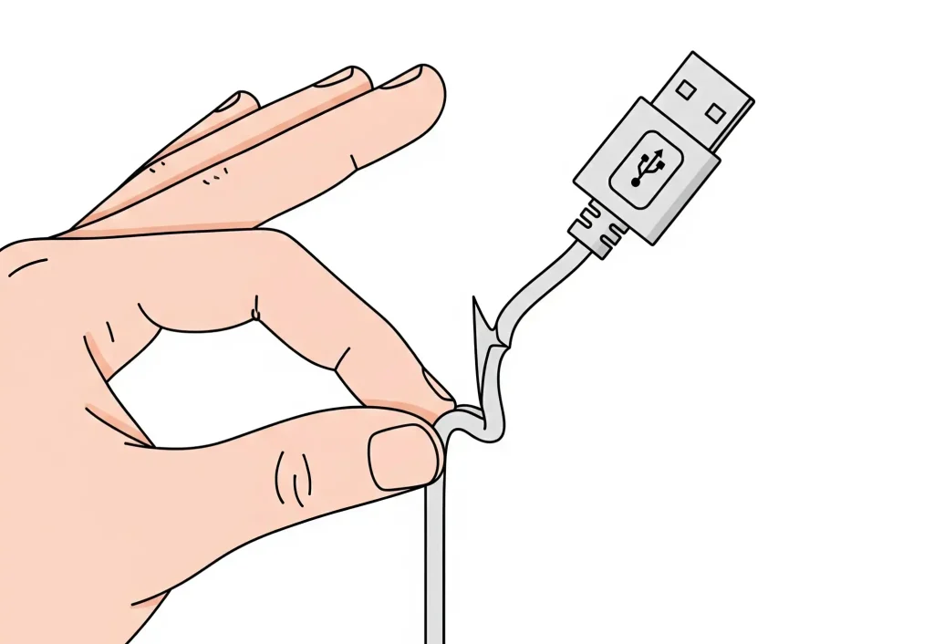 Kabel telefon rosak