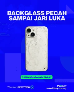 Tukar Backglass Iphone