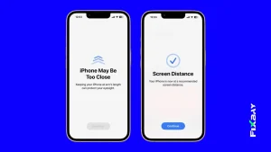 Screen Distance Iphone