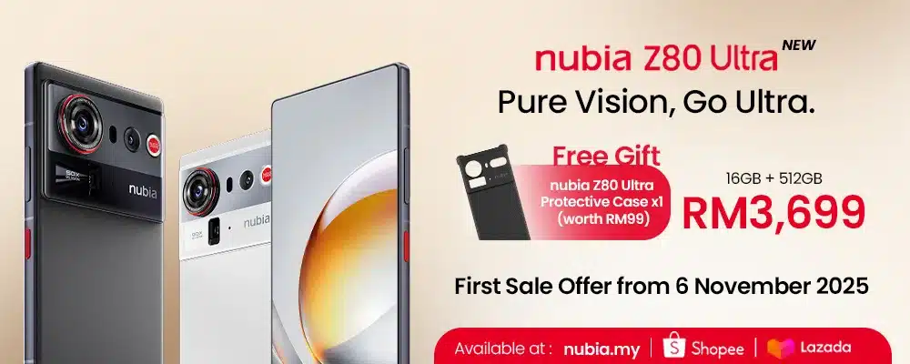 nubia Z80 Ultra Tiba di Malaysia: Kuasa 'Flagship' untuk Gaming dan Fotografi Dilancarkan Pada RM3,699 4