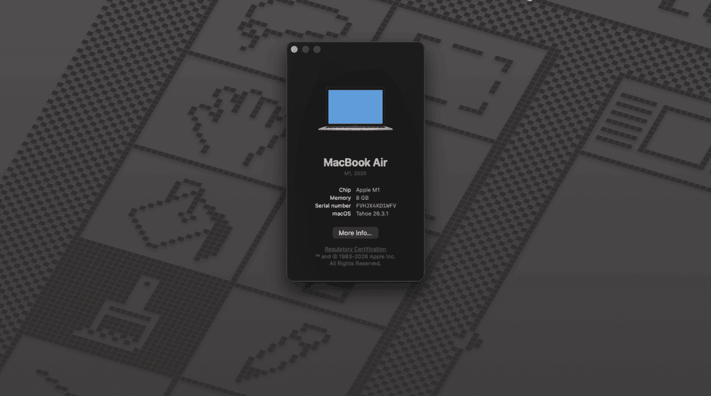 Cara Cek Versi Macos